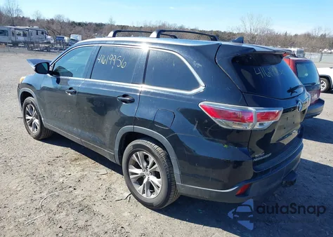 2014 Toyota Highlander Xle V6 из США, поврежденный, VIN 5TDKKRFH4ES017778